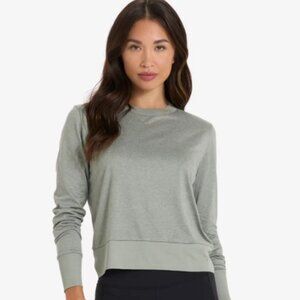 Vuori Daydream Crew - Womens XS - Eucalyptus Heather